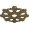 Ekena Millwork Angel Ceiling Medallion (Fits Canopies up to 4 3/8"), 20 7/8"OD x 3 5/8"ID x 1"P, Mississippi Mud CM20ANMMF - alternate 2